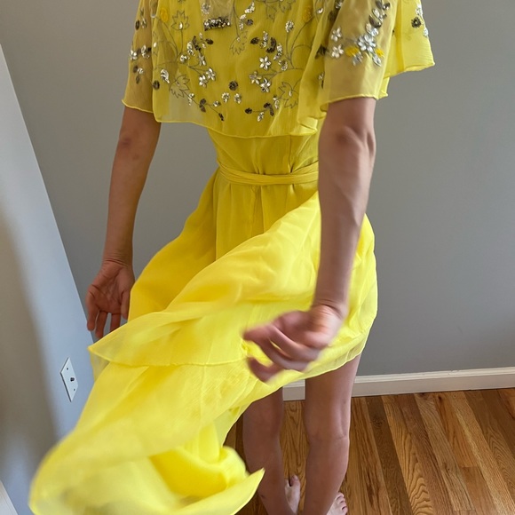 ASOS Yellow dress size 6 - Picture 8 of 10